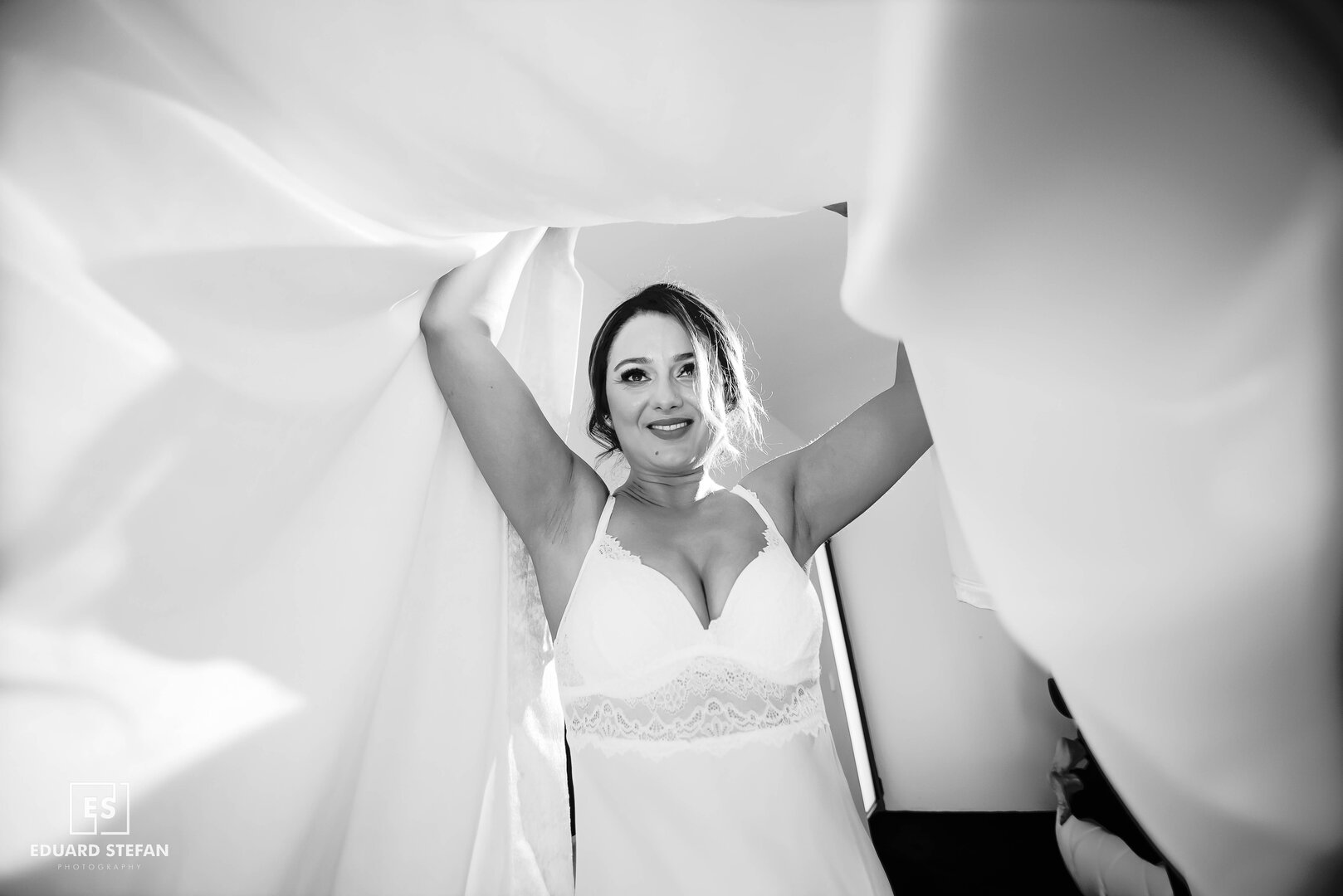 Wedding reception moment